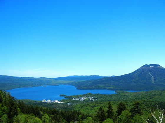 白湯山展望台より撮影