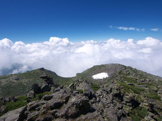 羅臼岳山頂からの景色