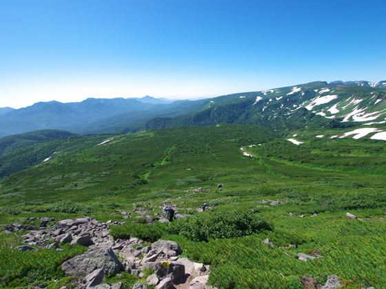 ニペソツ山やトムラウシ山