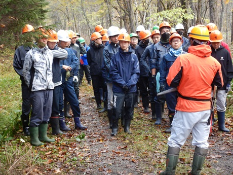 現地指導の様子