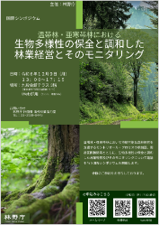シンポジウムリーフレット表面