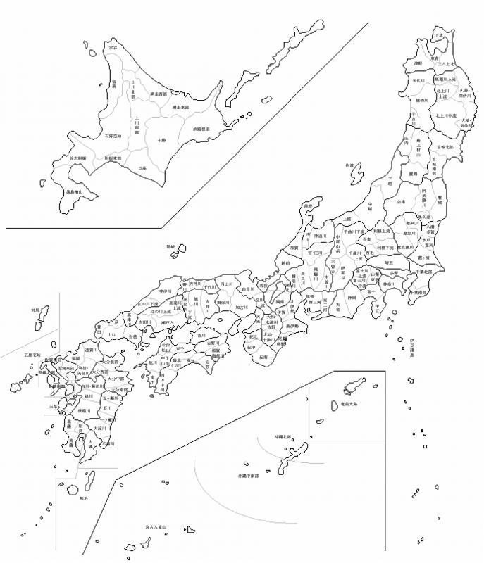 流域位置図