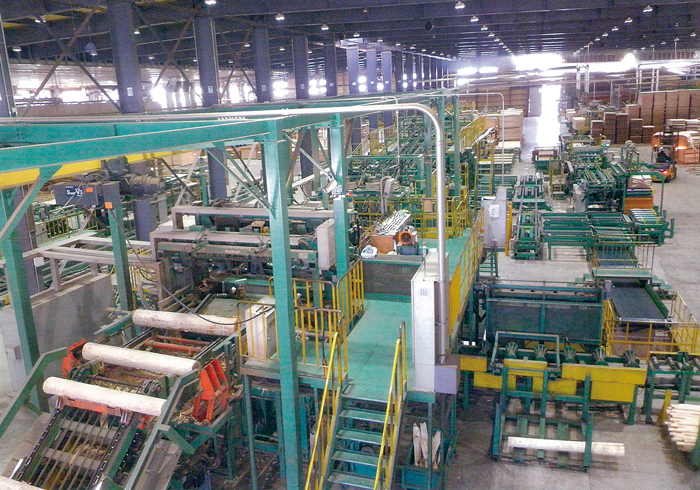 国産材原木を加工する株式会社ノダ富士川工場