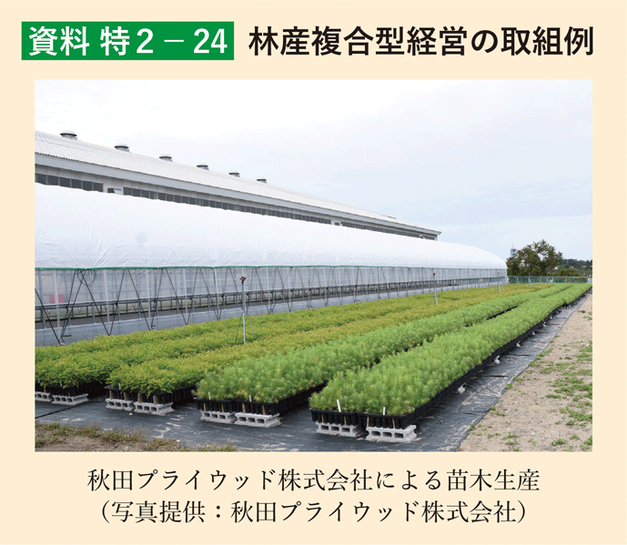 資料 特2-24 林産複合型経営の取組例