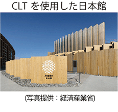 CLTを使用した日本館