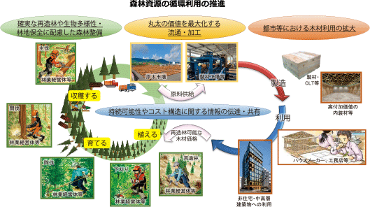 森林資源の循環利用の推進