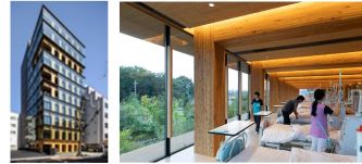 木造の高層建築物、、内装の木質化