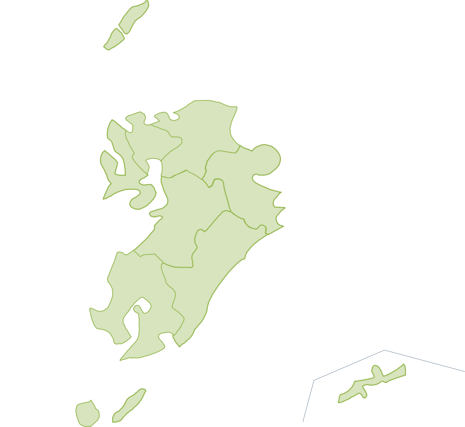九州地図