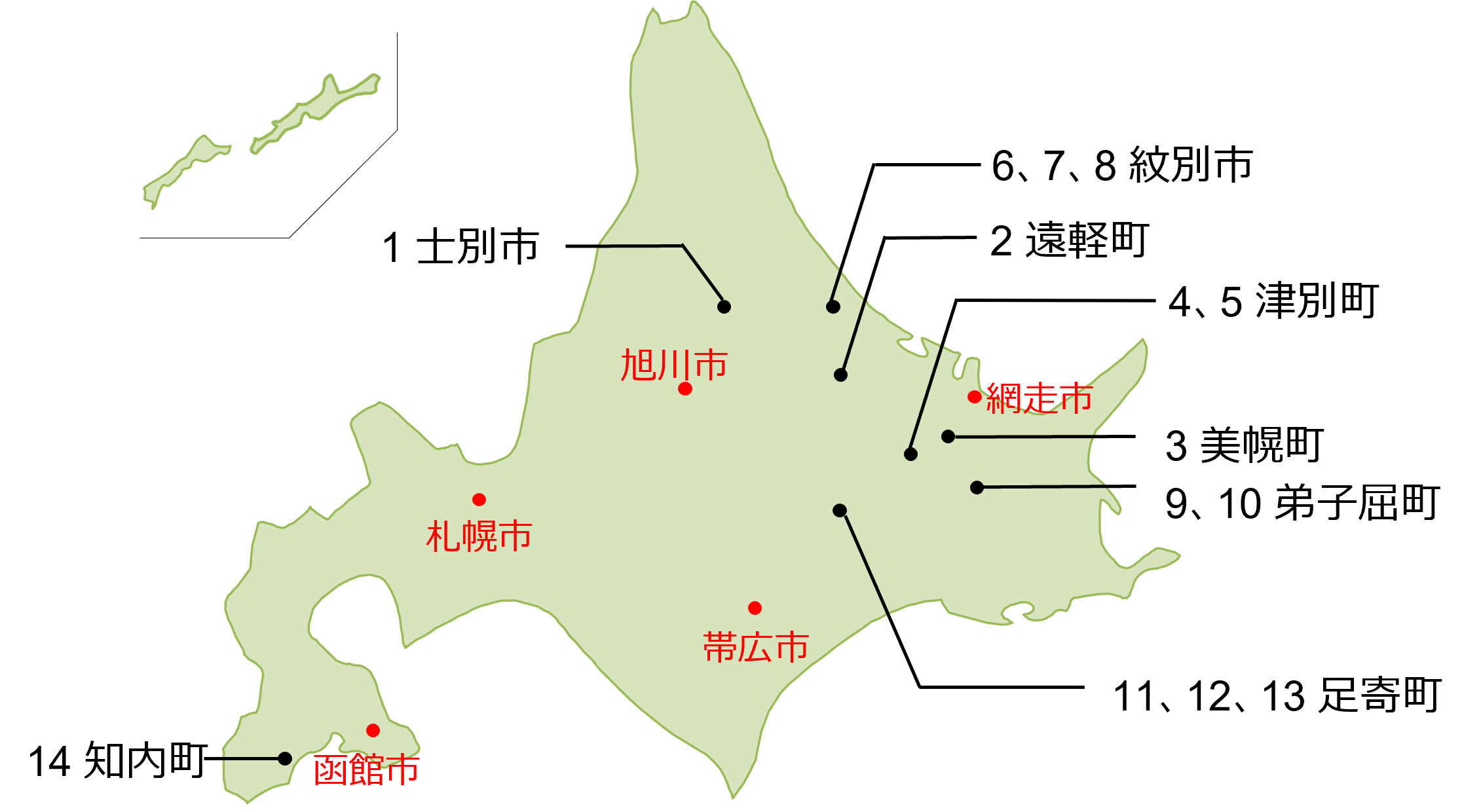 北海道地図