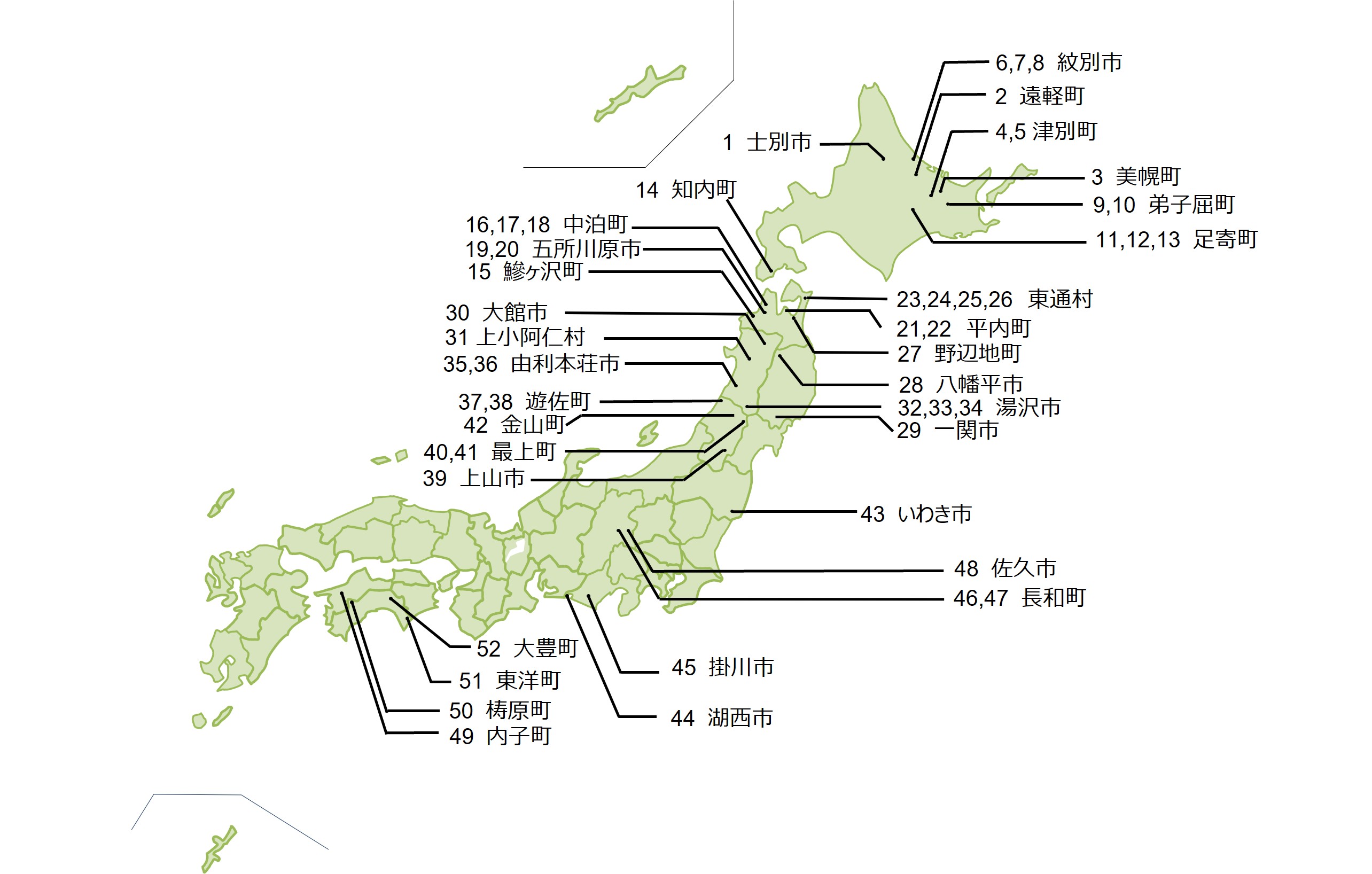 日本全体図