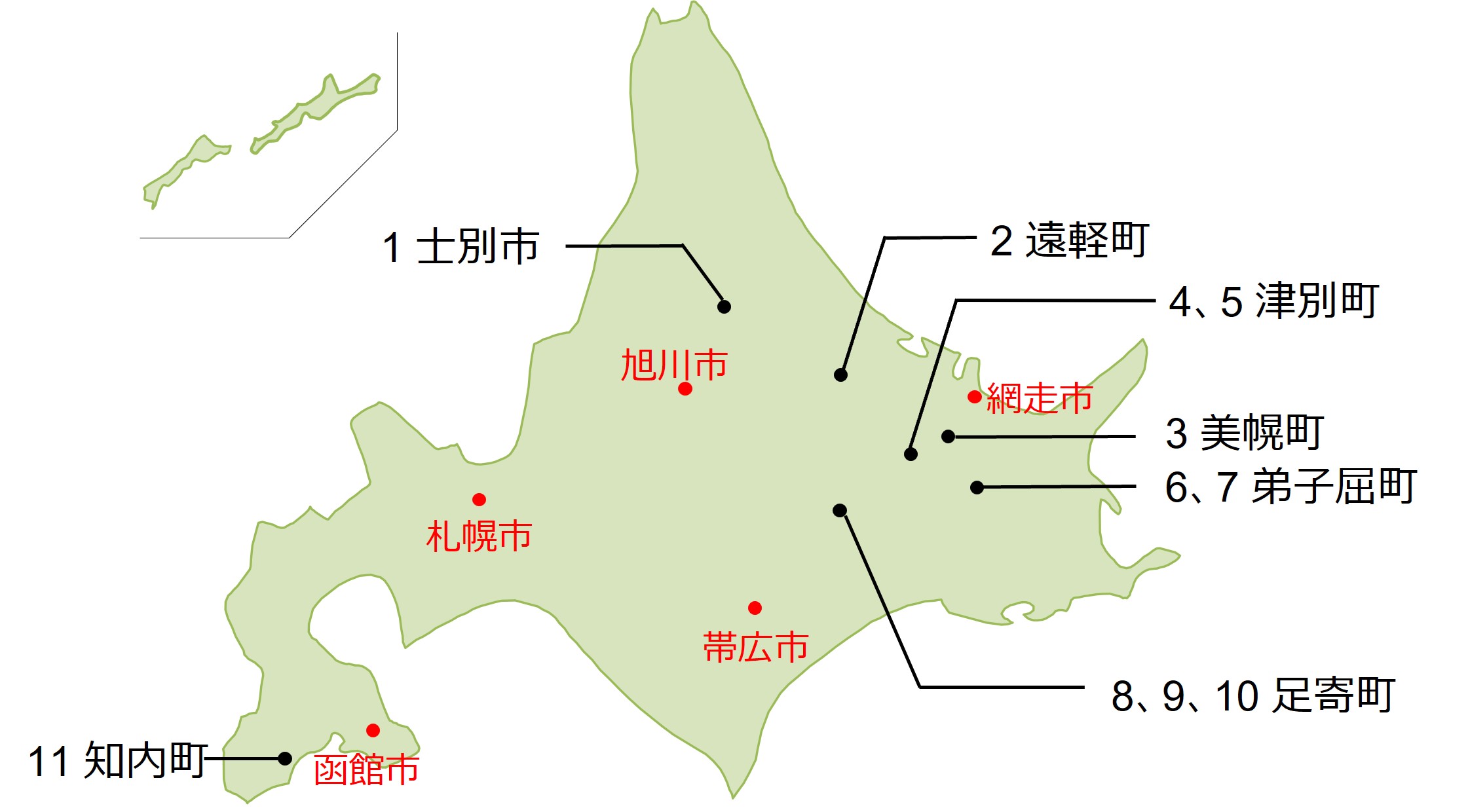 北海道地図