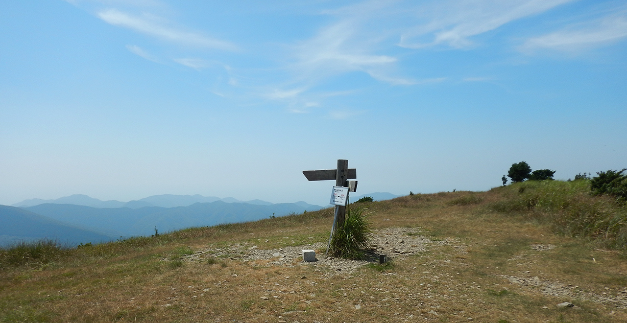 有明山頂上