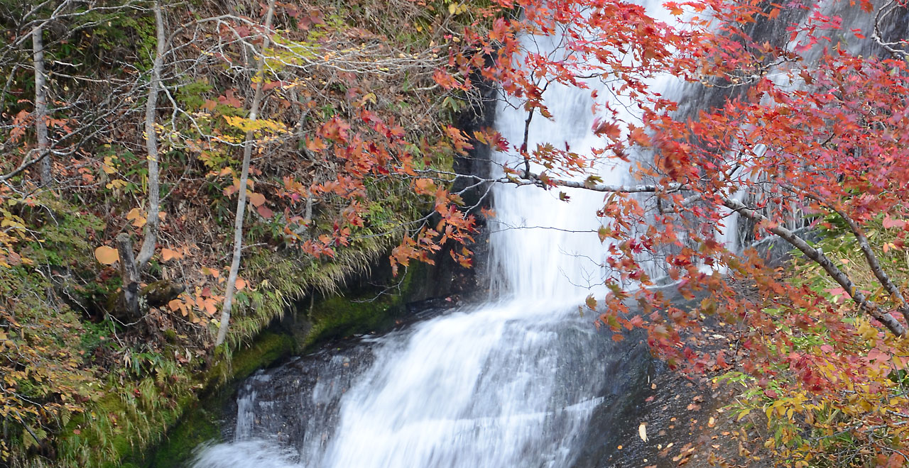 秋の三段の滝