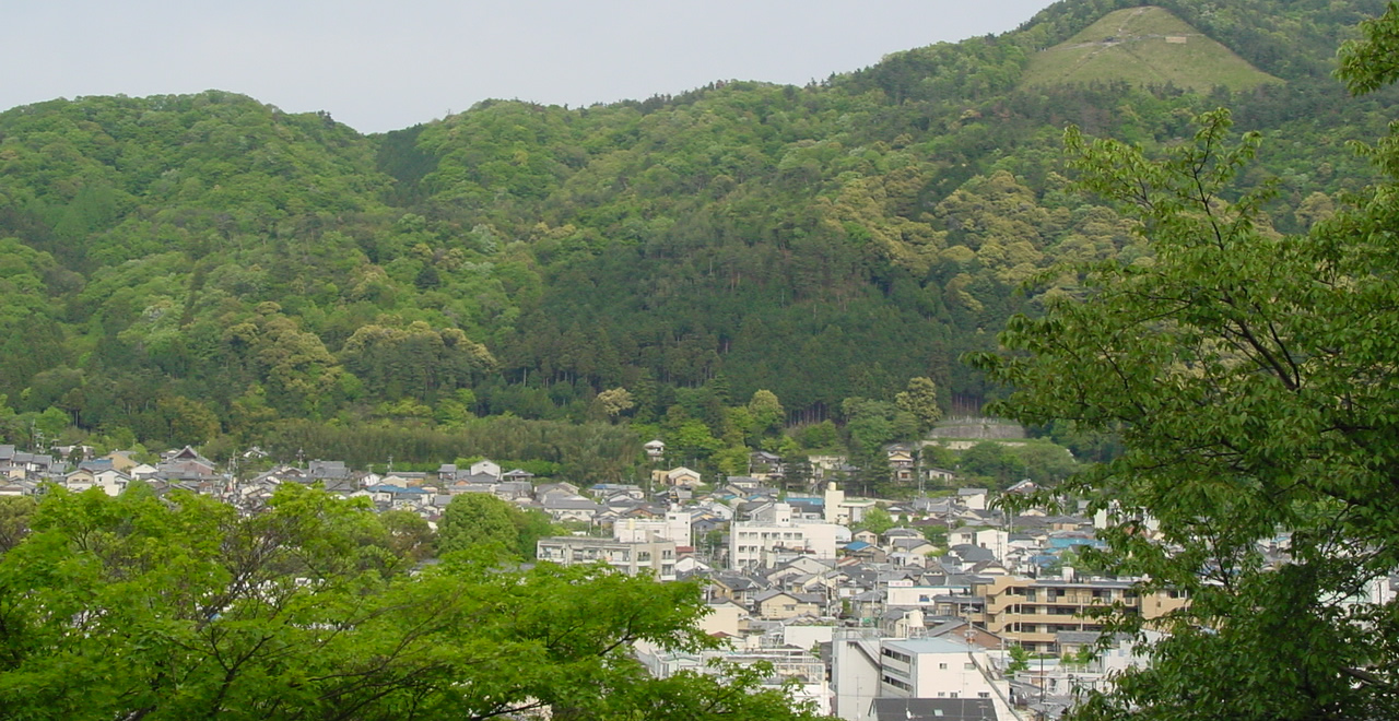 銀閣寺山遠望