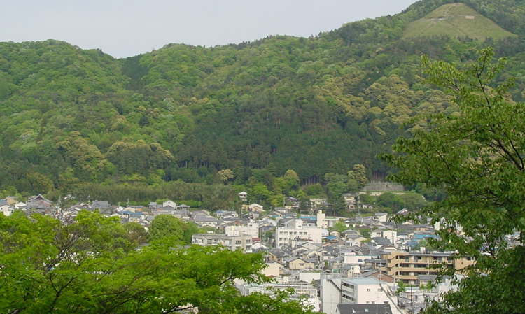 銀閣寺山遠望