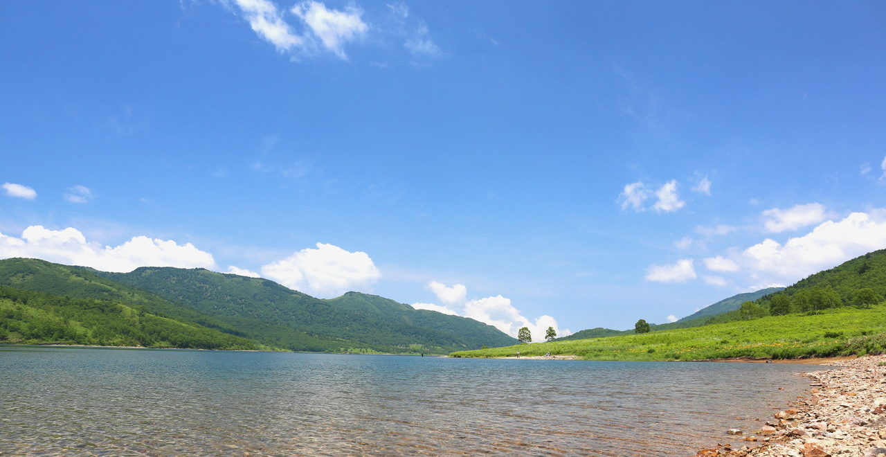 野反湖 湖面