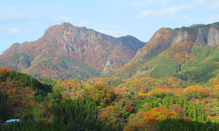 男体山の紅葉