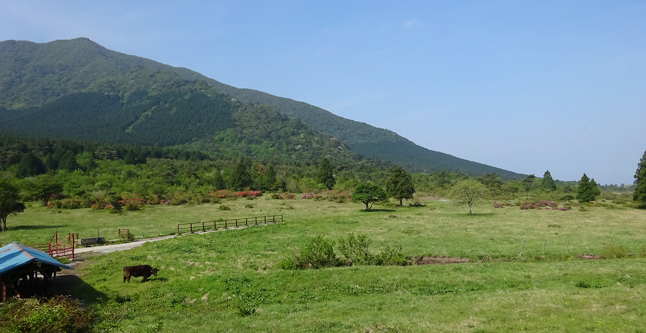 田代原草原と平成新山