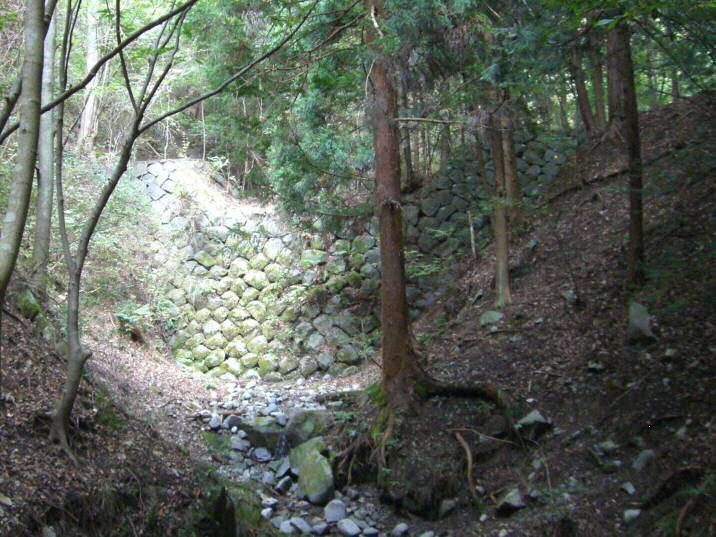 現在の三ツ澤治山堰堤（平成22年）