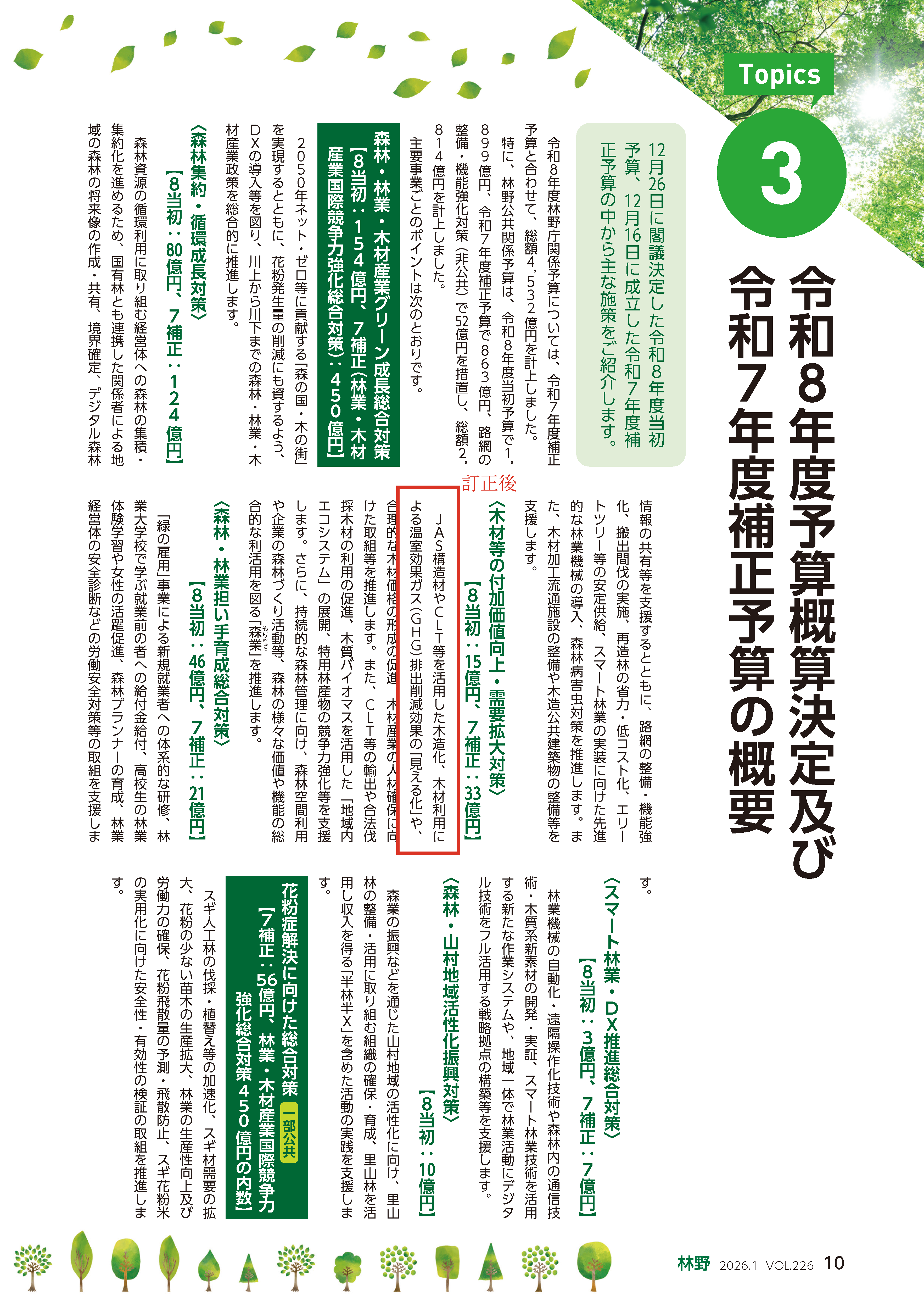 訂正後の誌面