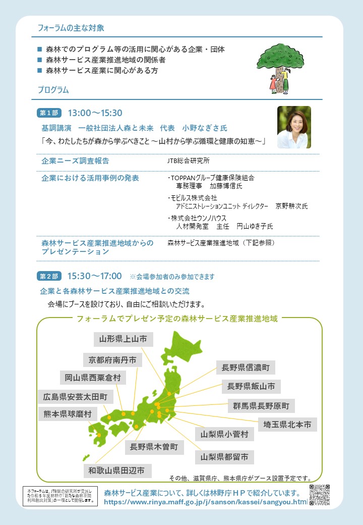 令和5年度山村と企業をつなぐフォーラムチラシ_裏
