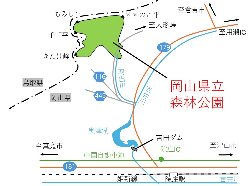 水源の森地図