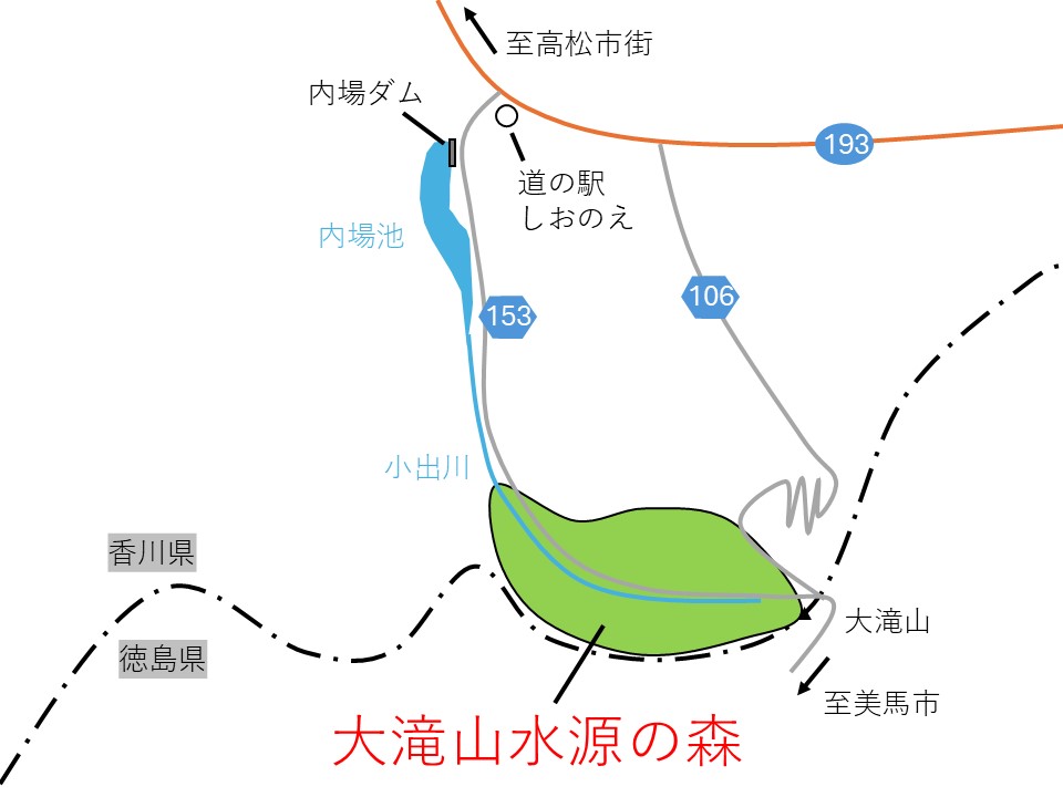 水源の森地図