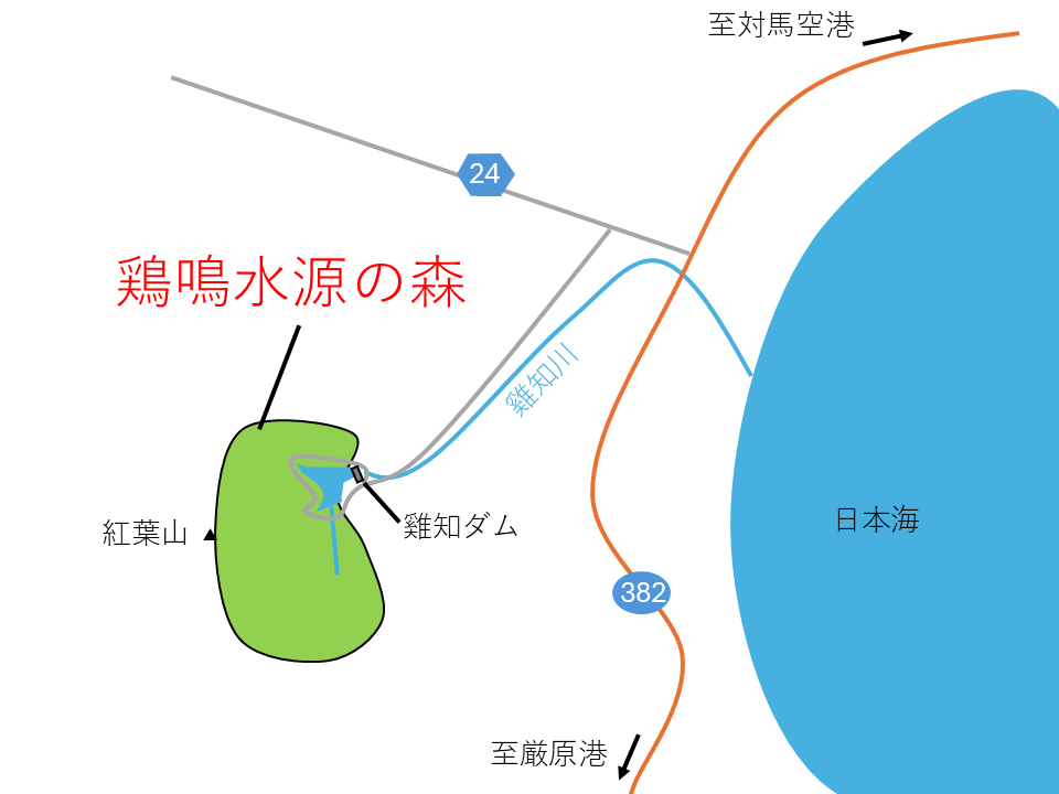 水源の森地図