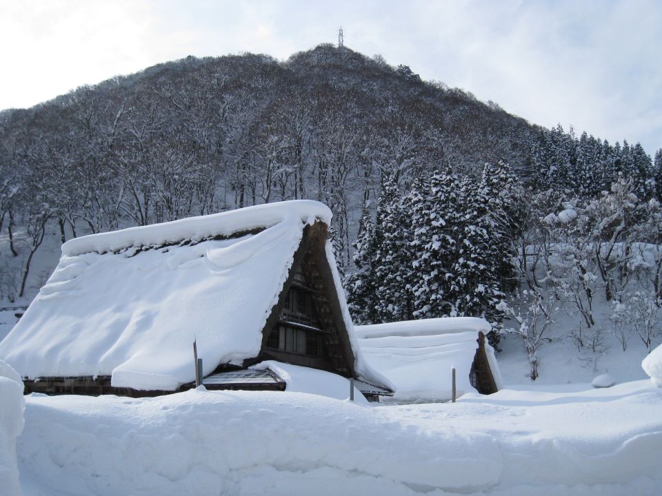 なだれ防止保安林（富山県南砺市）