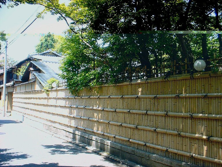 竹の伝統的な用途：建仁寺垣