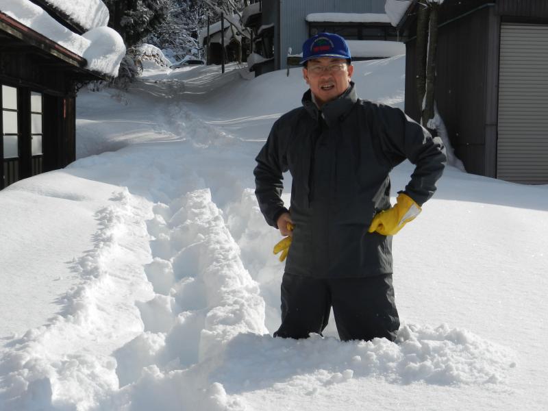 いきもの村の除雪