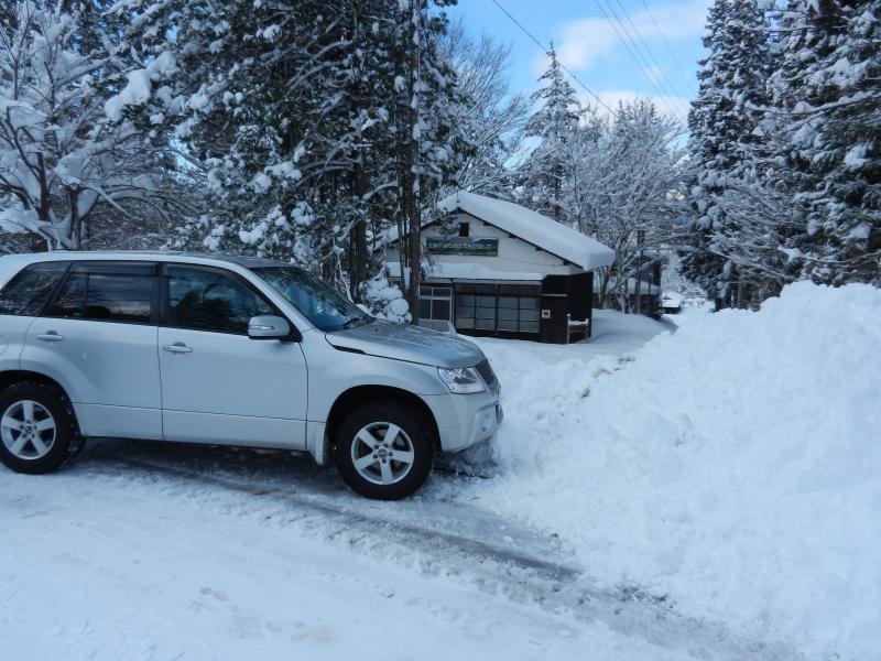 いきもの村の除雪