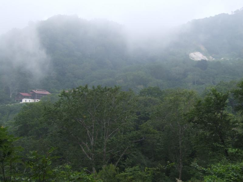蓮華温泉の遠望