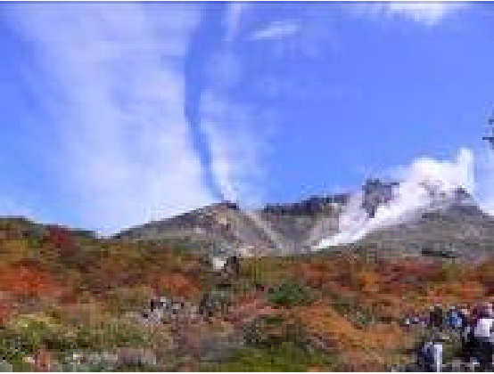 那須岳と紅葉