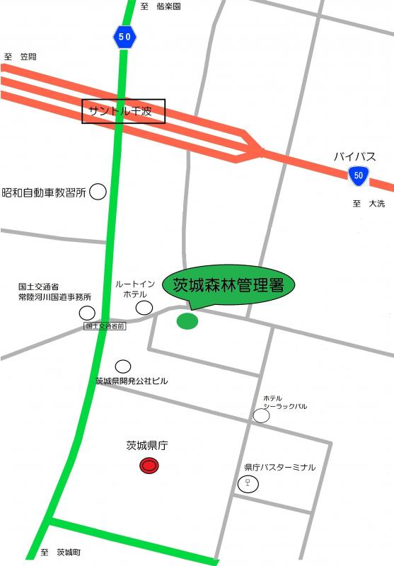 茨城森林管理署詳細図