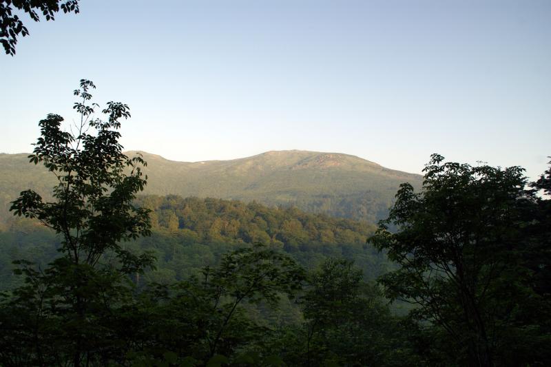 鳩待峠から望む至仏山