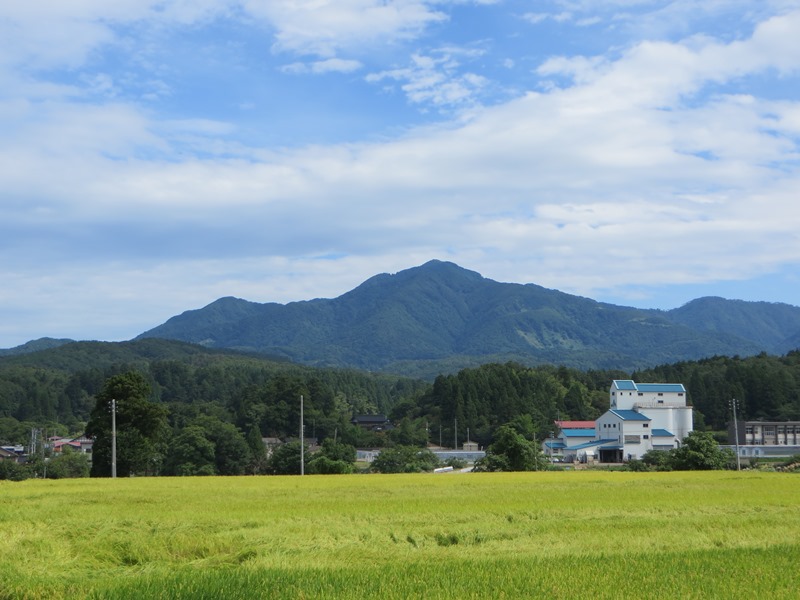頸城平野からの米山