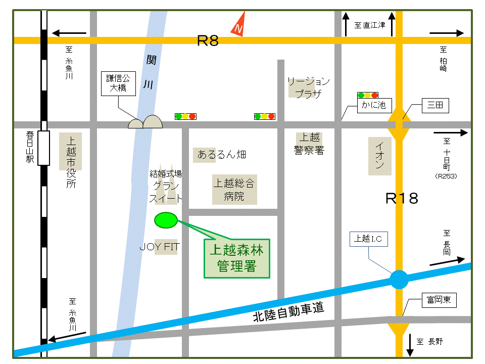 上越森林管理署案内図５