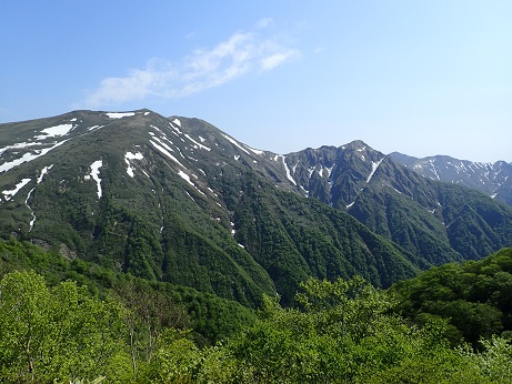 平標山から望む山々