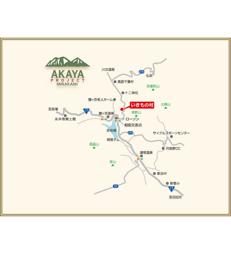 赤谷プロジェクトアクセス