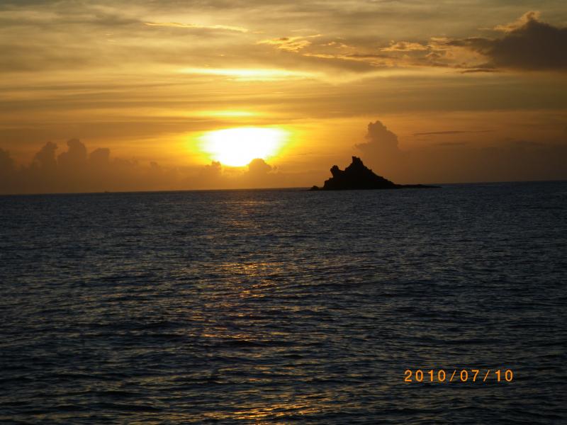 夕日