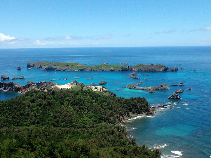 中山峠から南島