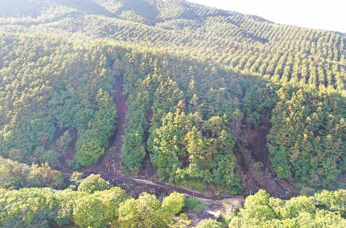 林地荒廃箇所（山腹崩壊）