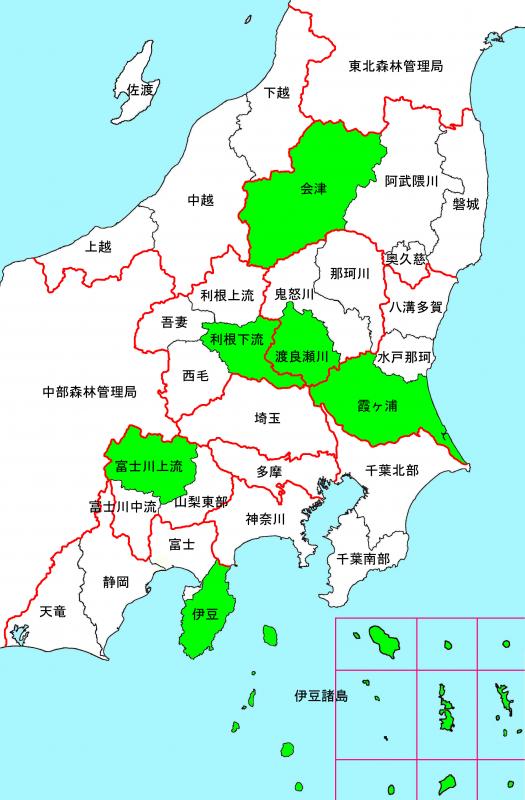 H23樹立森林計画区