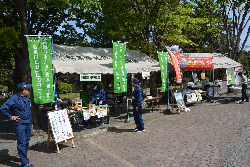 敷島公園まつり設営