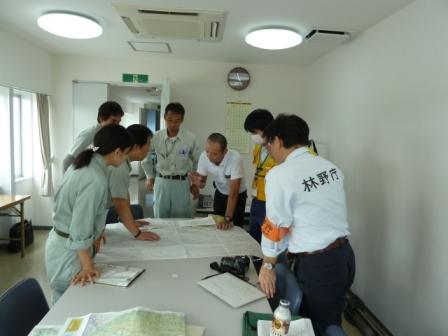 パイロット・県担当者との打合せ