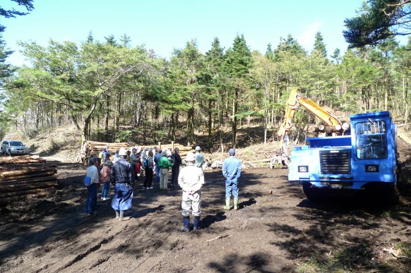 写真H26富士山国有林見学会