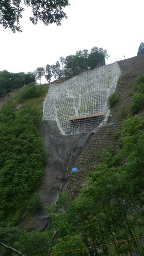 治山現場