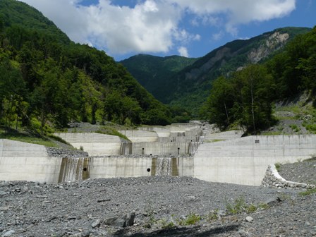 治山ダム上千枚