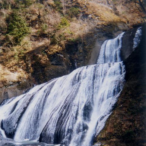 勇壮な袋田の滝の写真